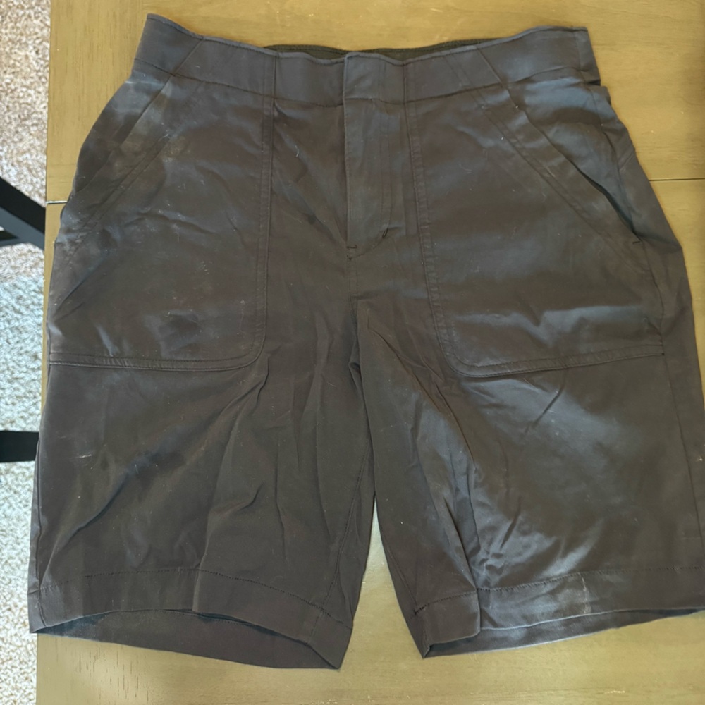 Eddie Bauer Women's Gray Utility Bermuda Shorts